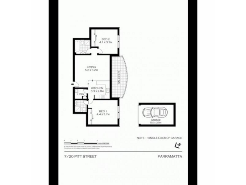 7/20 Pitt Street, Parramatta NSW 2150 Floorplan